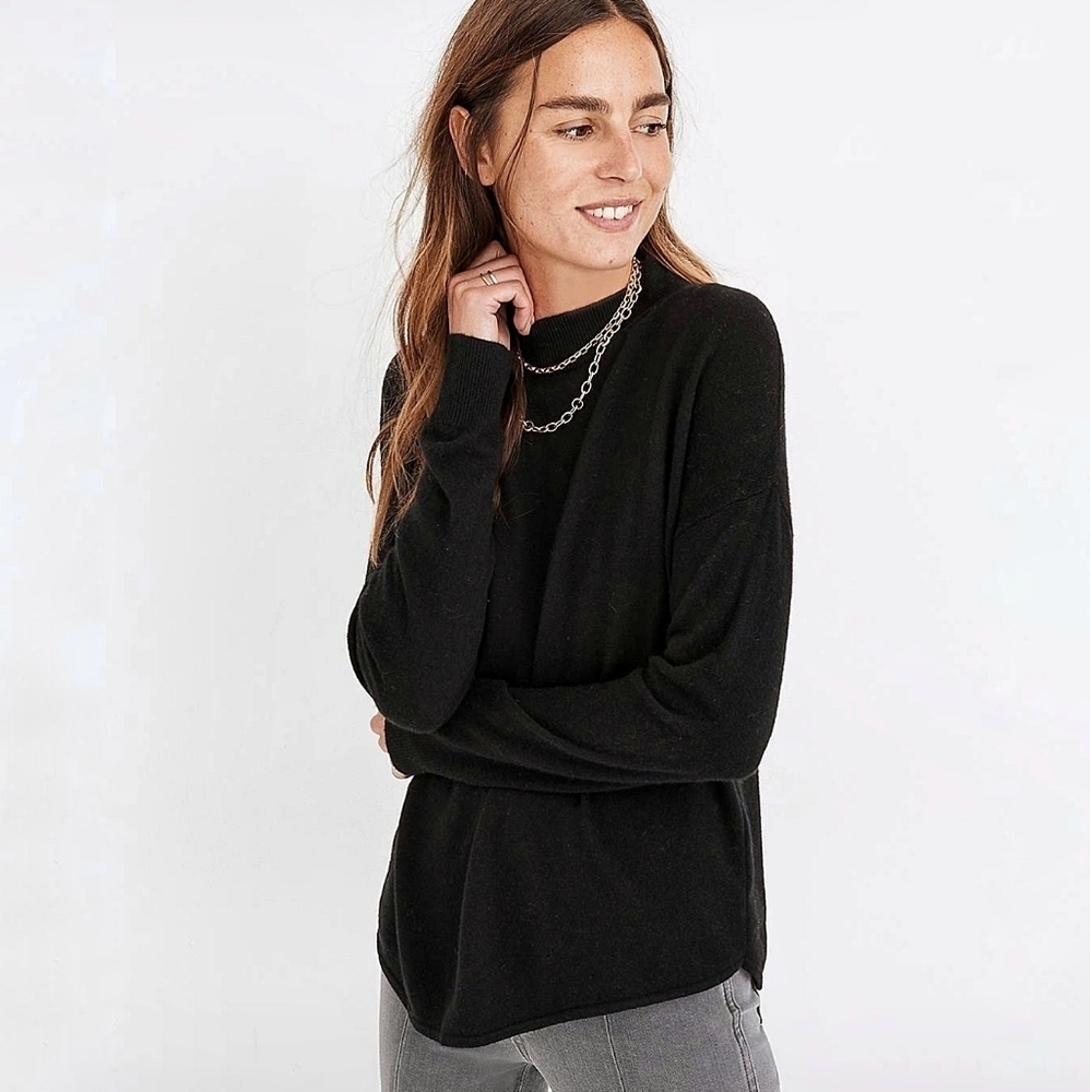 🌸 NEW‎ Madewell | Ashbury Mock Neck Sweater S